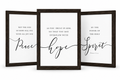 The Hope Collection™ | Romans 15:13 Dark Oak Framed Wall Art Set 12x16"