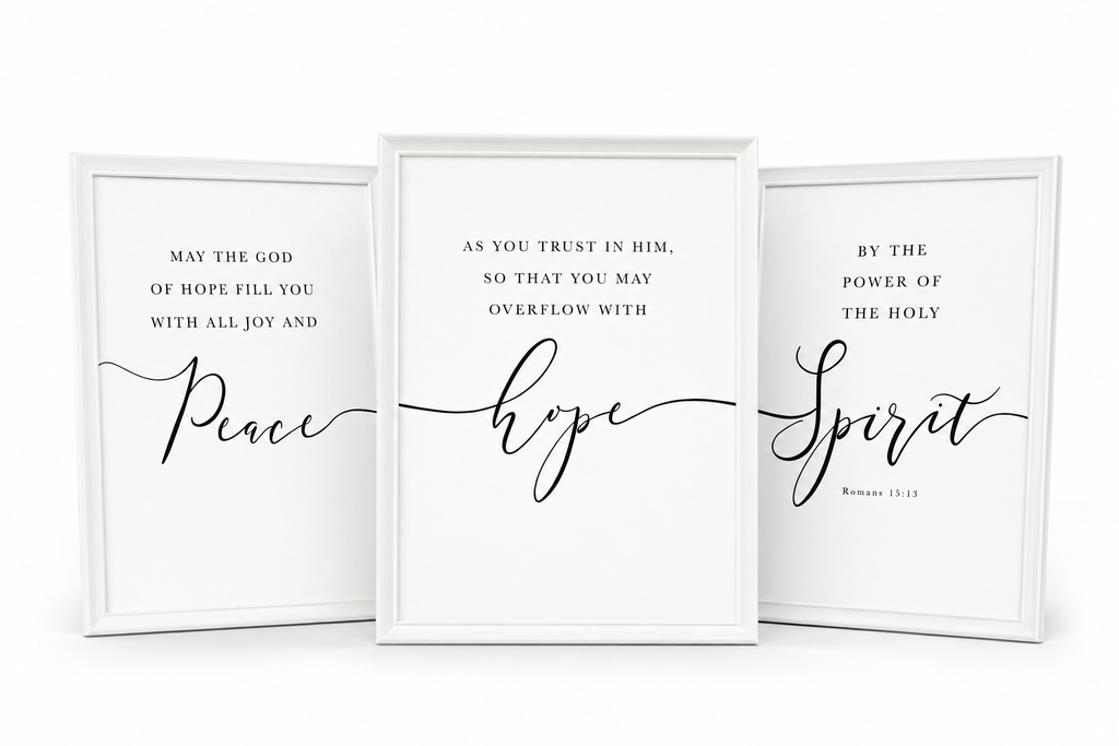 The Hope Collection™ | Romans 15:13 XL Wall Set 24x36"
