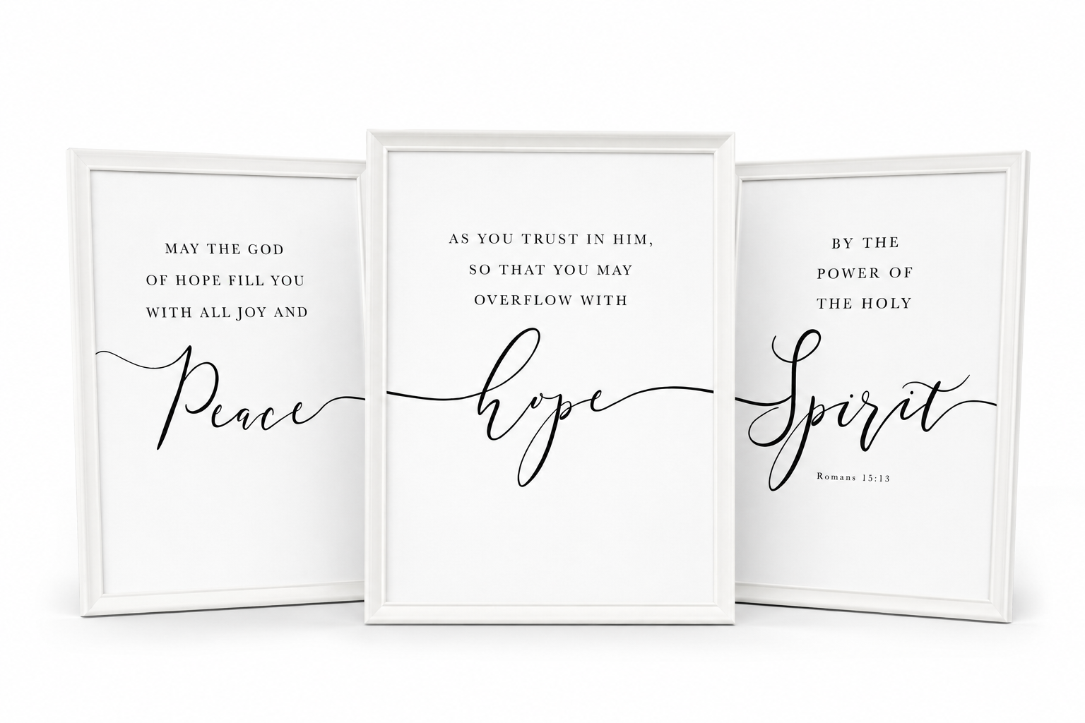 The Hope Collection™ | Romans 15:13 XL Wall Set 24x36"