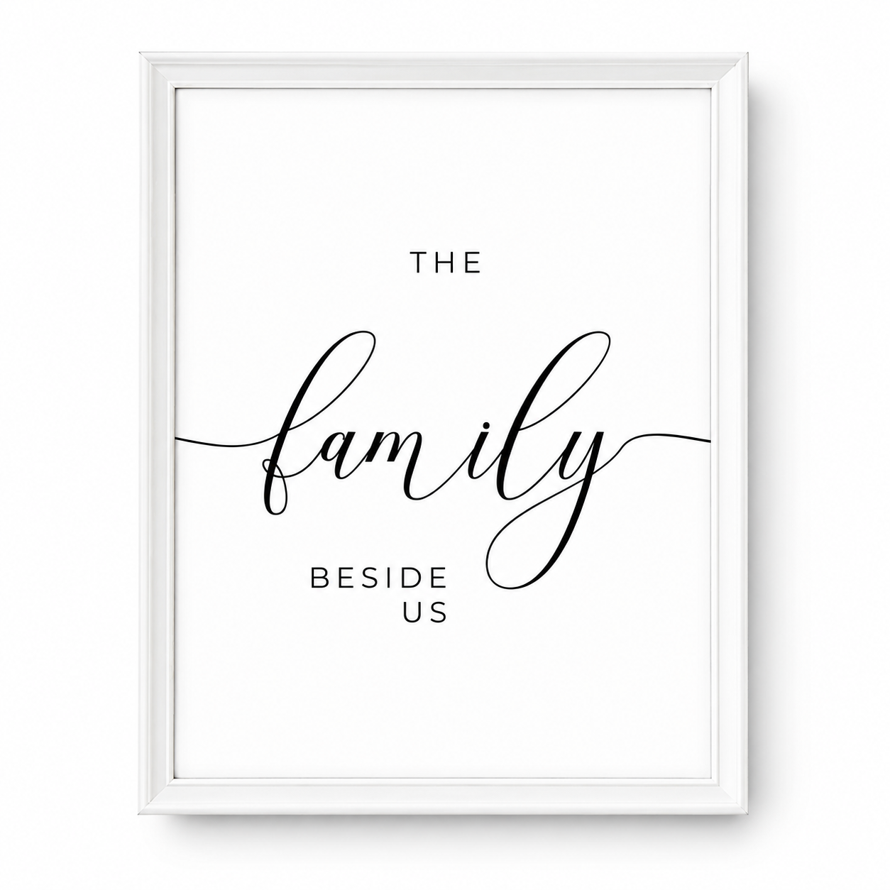 Bless the Food, Family & Love — 3-Piece Dining Prayer Set | 12×16 White Framed Wall Art