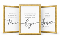 The Hope Collection™ | Romans 15:13 Gold XL Wall Set 24x36"